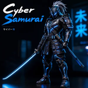 Cyber Samurai Anime Figure